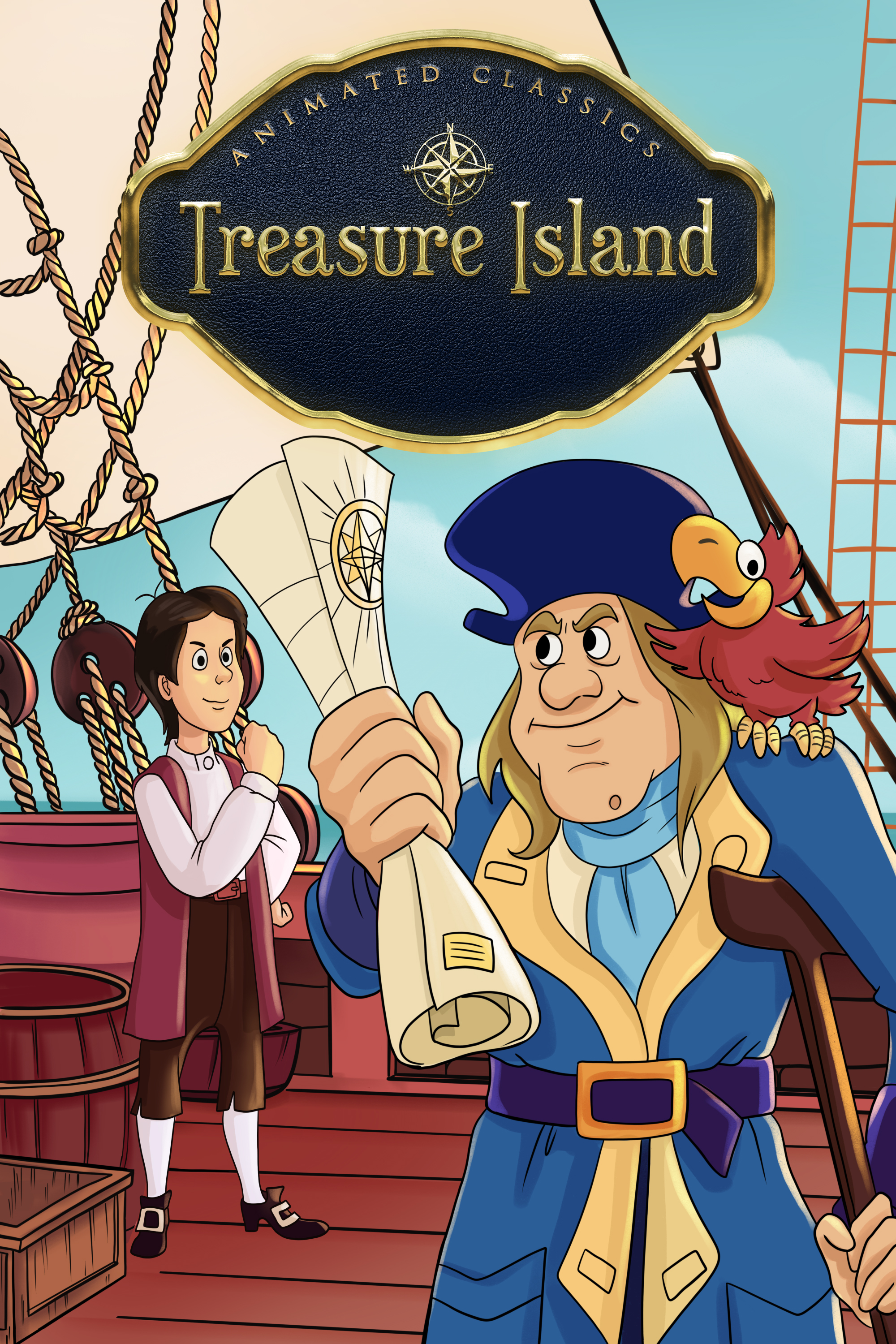 L'Île au trésor: Treasure Island (DVD, 1978) Anime Region 2. French Ja –  Retro Unit